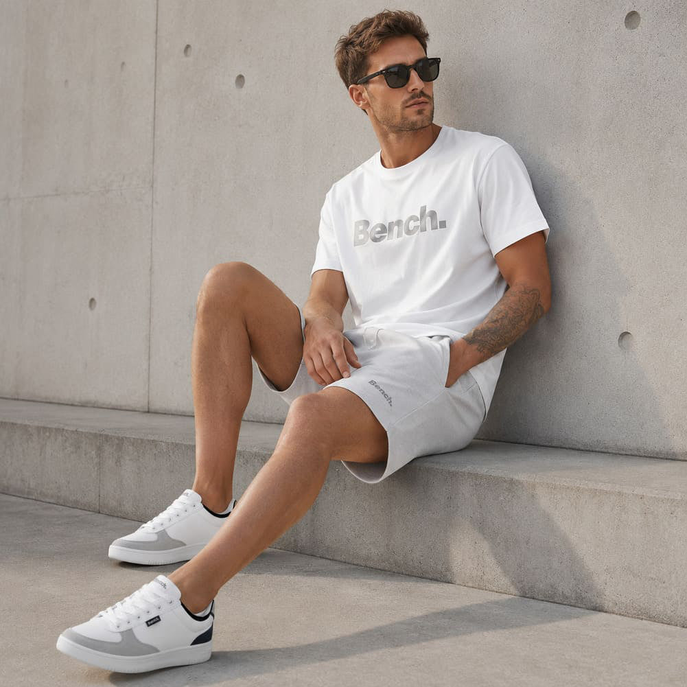 Bench Grainger II Herren Sneaker white/grey BEN1032-P52