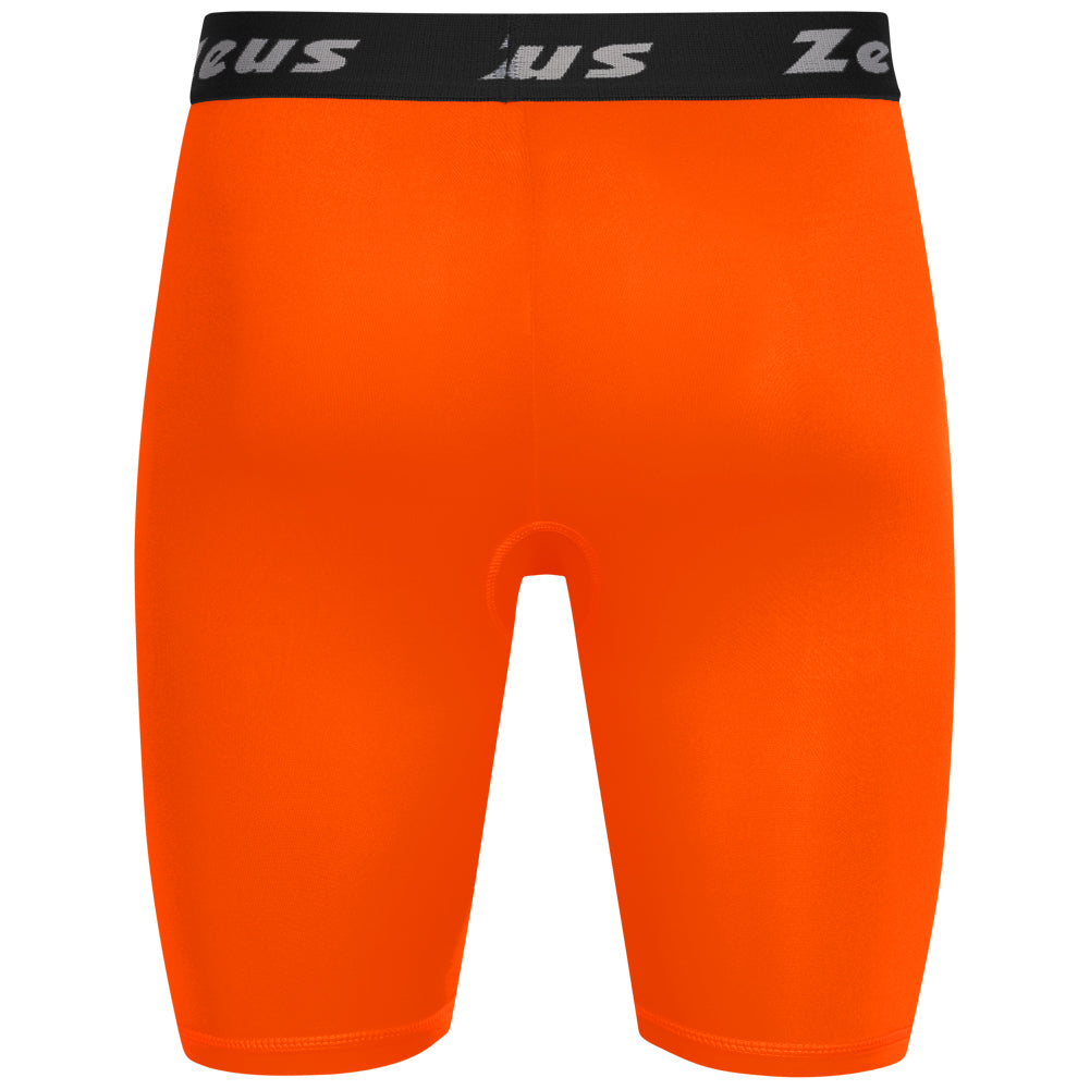 Zeus Bermuda Elastic Pro Uomo Leggings sportivi arancione neon