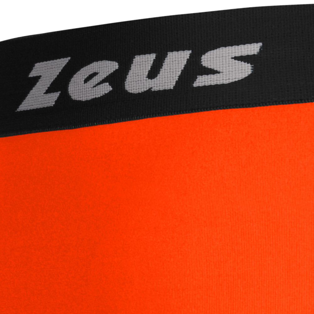 Zeus Bermuda Elastic Pro Uomo Leggings sportivi arancione neon