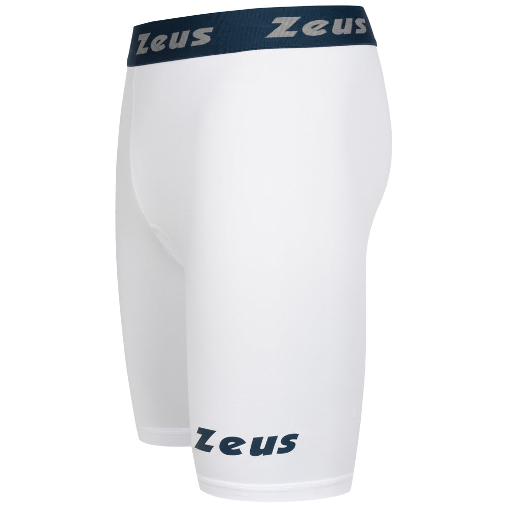 Zeus Bermuda Elastic Pro Uomo Leggings sportivi bianco