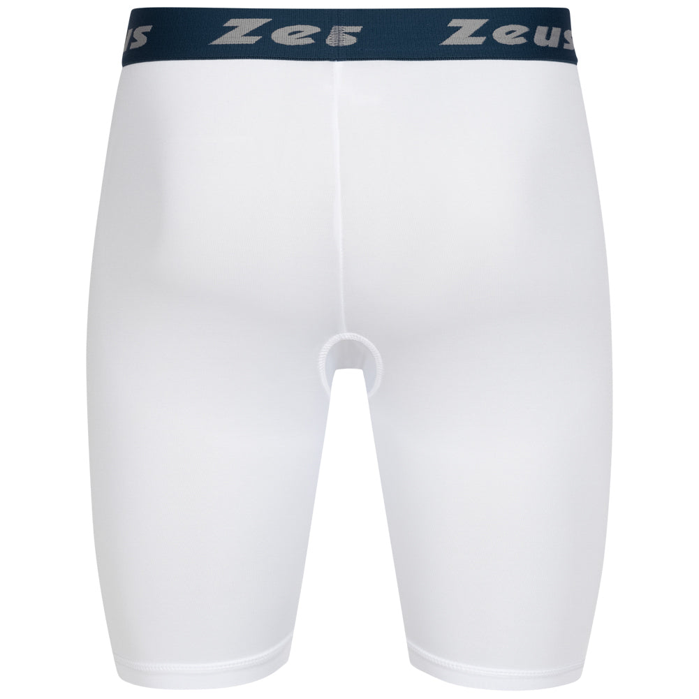 Zeus Bermuda Elastic Pro Uomo Leggings sportivi bianco