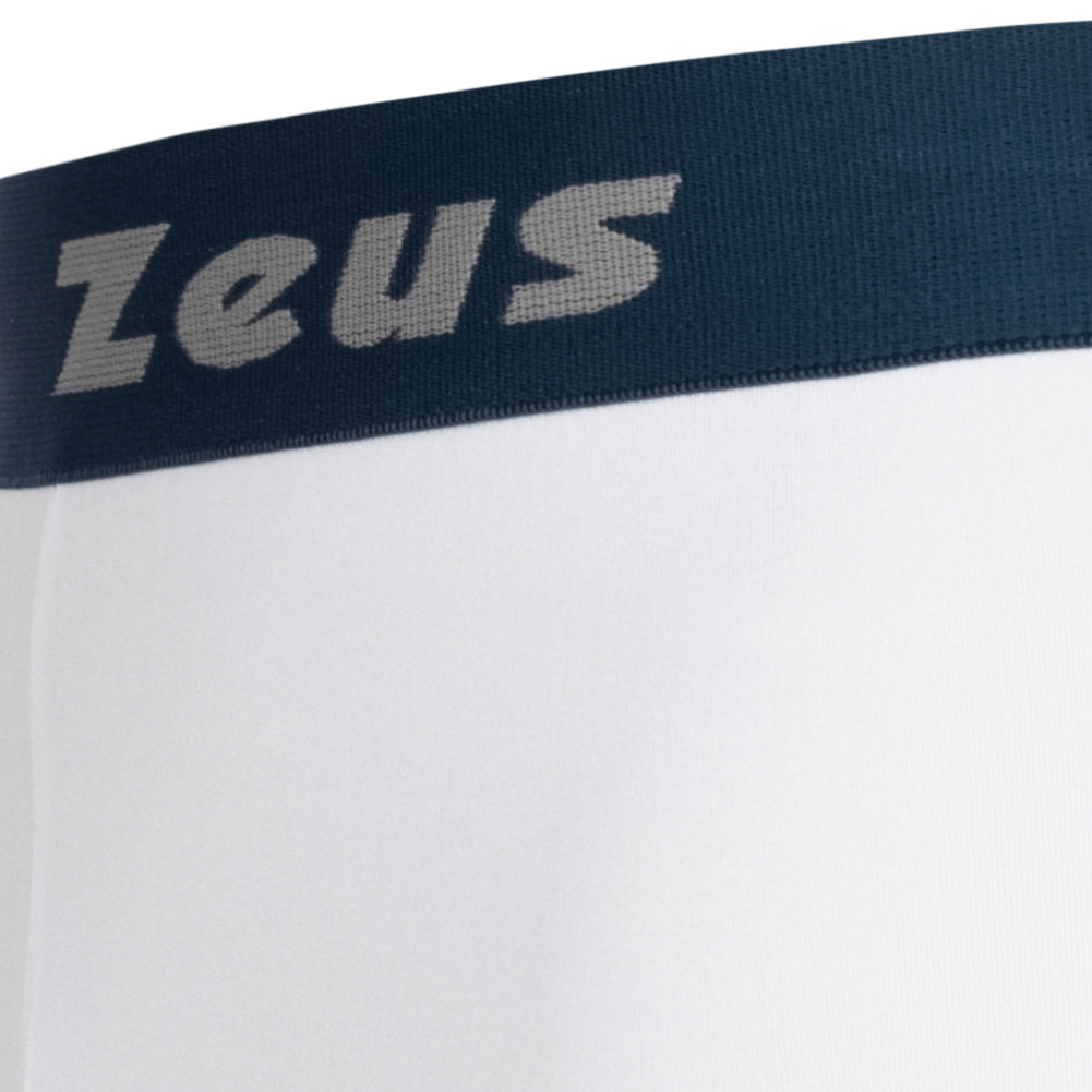 Zeus Bermuda Elastic Pro Uomo Leggings sportivi bianco