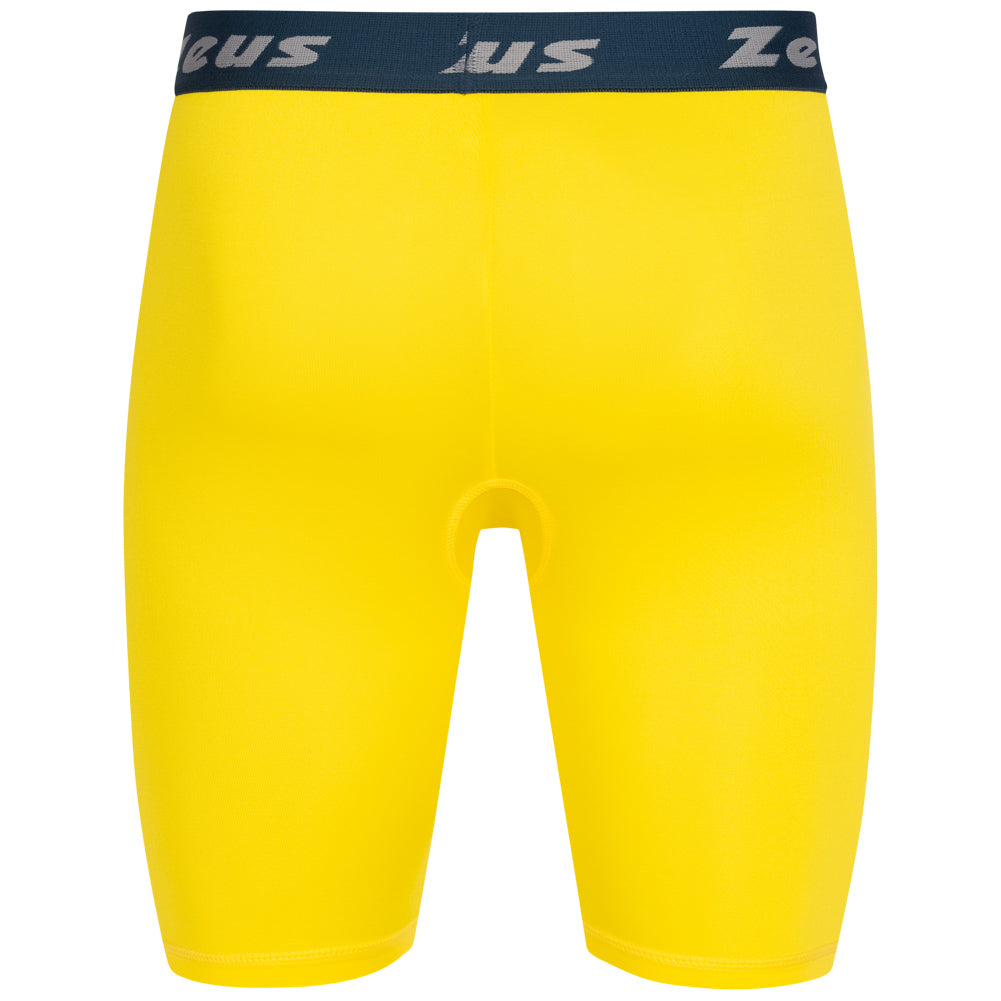 Zeus Bermuda Elastic Pro Uomo Leggings sportivi giallo