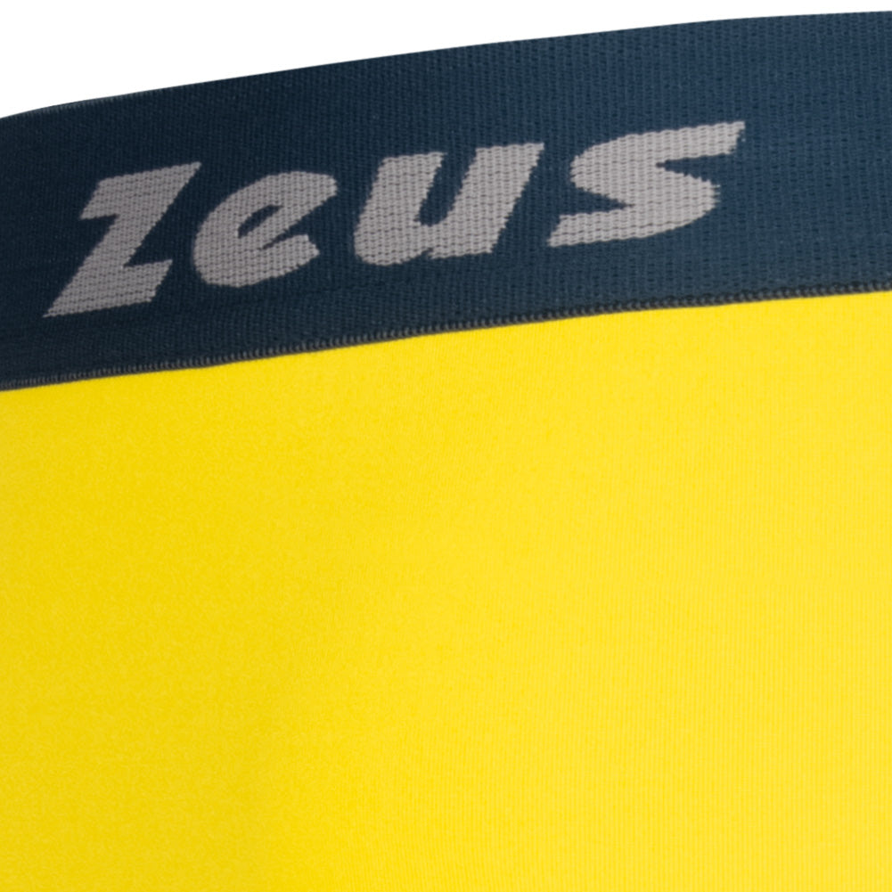 Zeus Bermuda Elastic Pro Uomo Leggings sportivi giallo