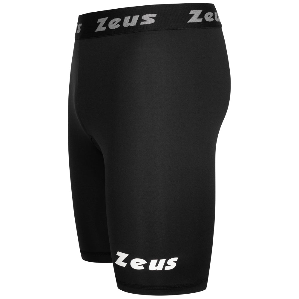 Zeus Bermuda Elastic Pro Uomo Leggings sportivi nero