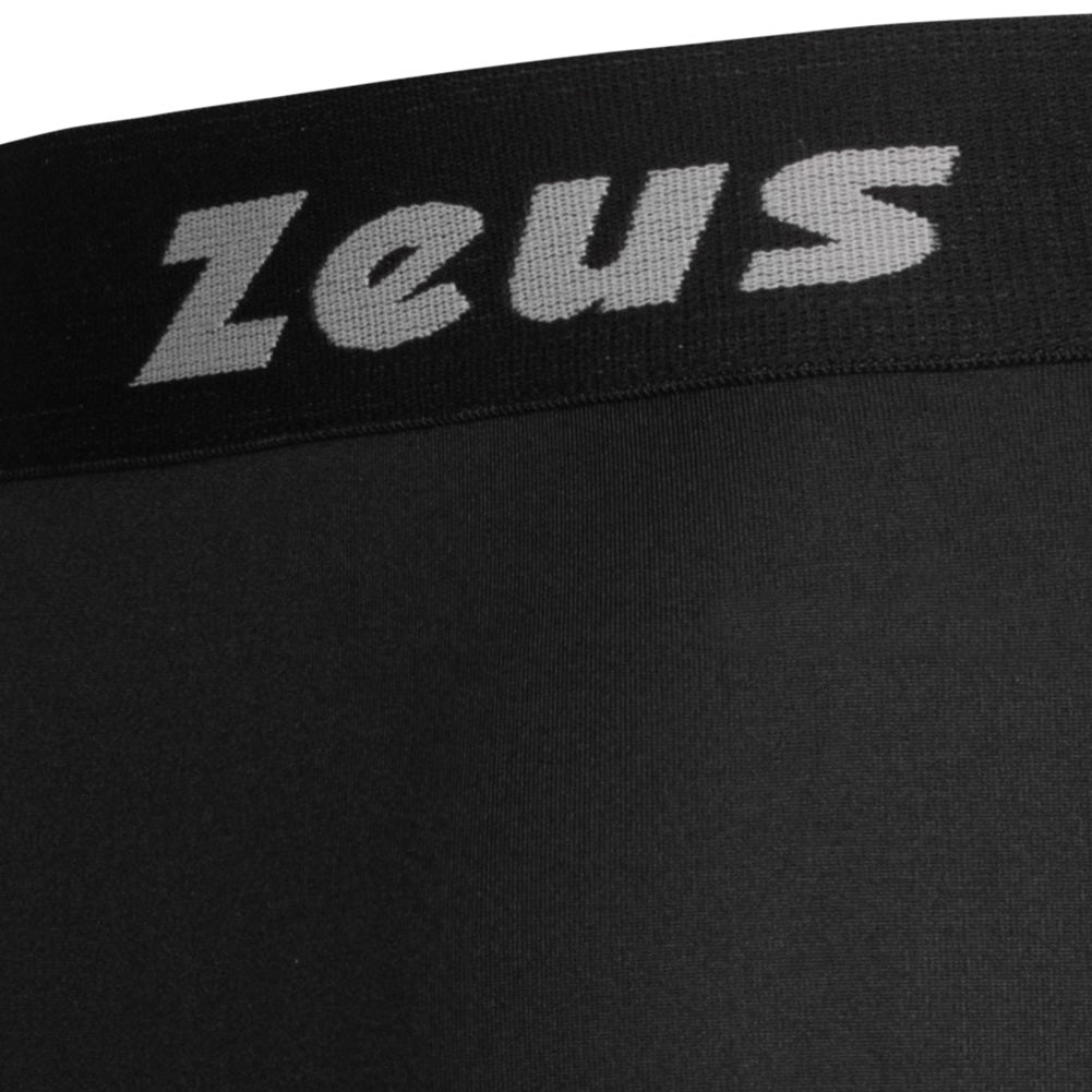 Zeus Bermuda Elastic Pro Uomo Leggings sportivi nero