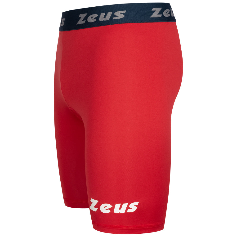 Zeus Bermuda Elastic Pro Uomo Leggings sportivi rosso