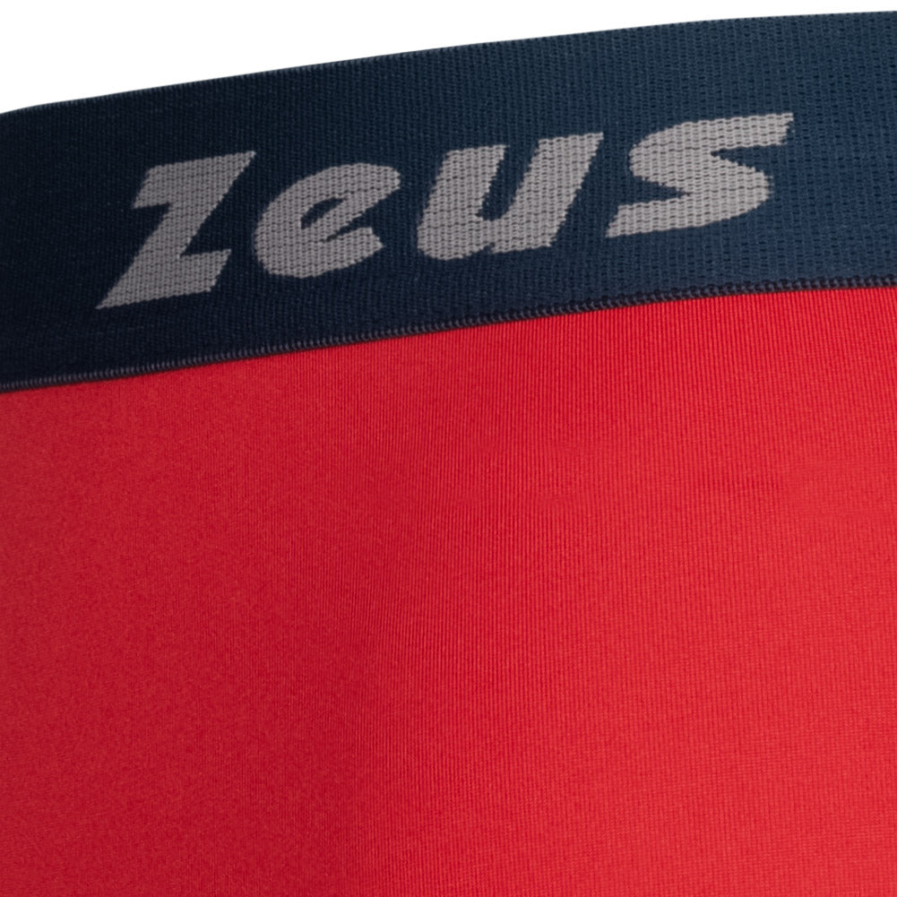 Zeus Bermuda Elastic Pro Uomo Leggings sportivi rosso