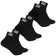 Billabong Unisex Quarter Socken 3 Paar schwarz BG-20 QUARTER – 39-42