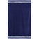 Zeus Asciugamano di cotone 155 x 100 cm blu navy – Einheitsgröße
