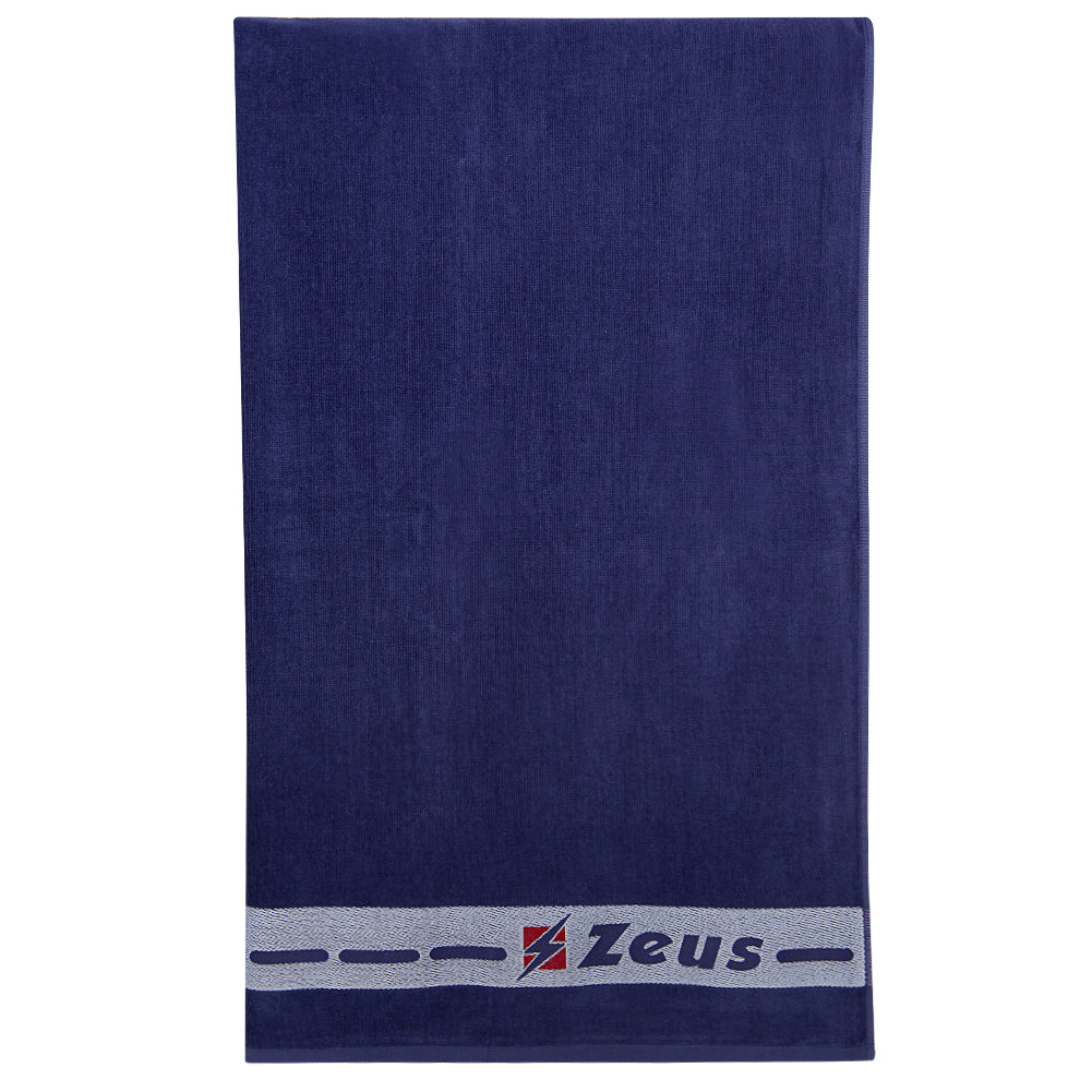 Zeus Asciugamano di cotone 155 x 100 cm blu navy