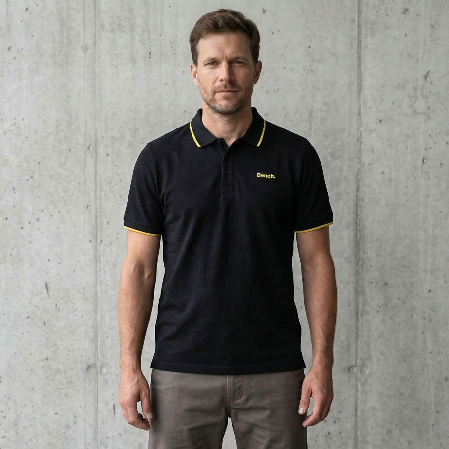 Bench Richmond Herren Polo-Shirt BNCH 004-Black