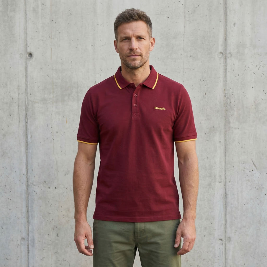 Bench Richmond Herren Polo-Shirt BNCH-004-RED
