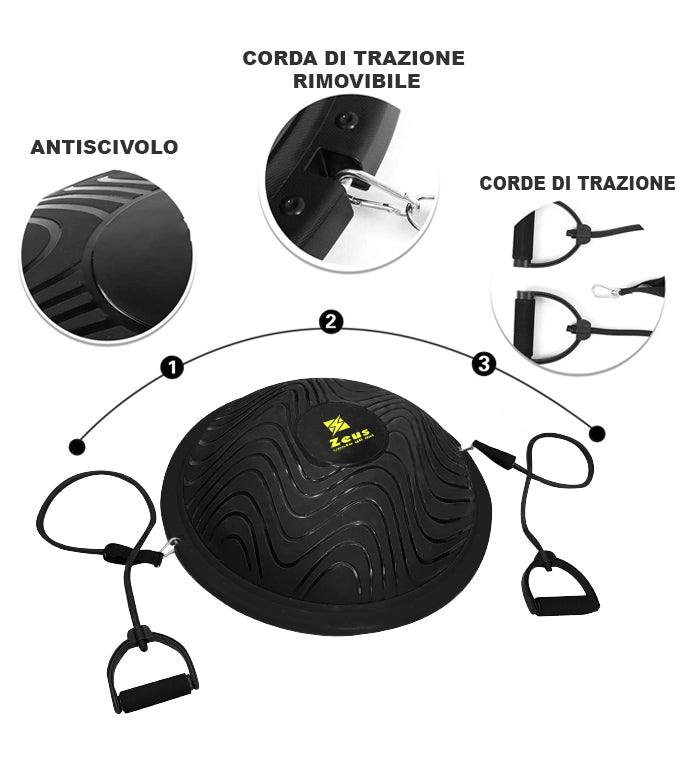 Zeus Ball Balance trainer con corde