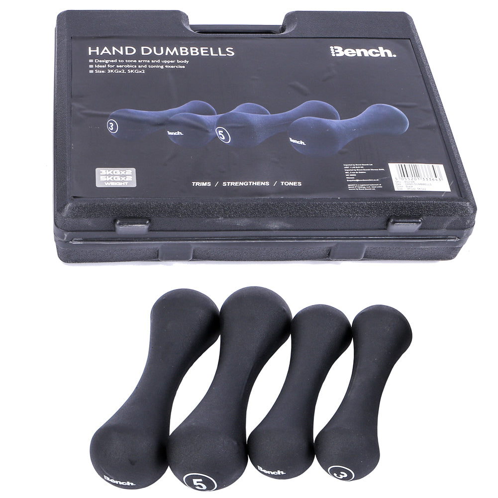 Bench Set pesi con valigetta 2 x 3 kg e 2 x 5 kg BS2306