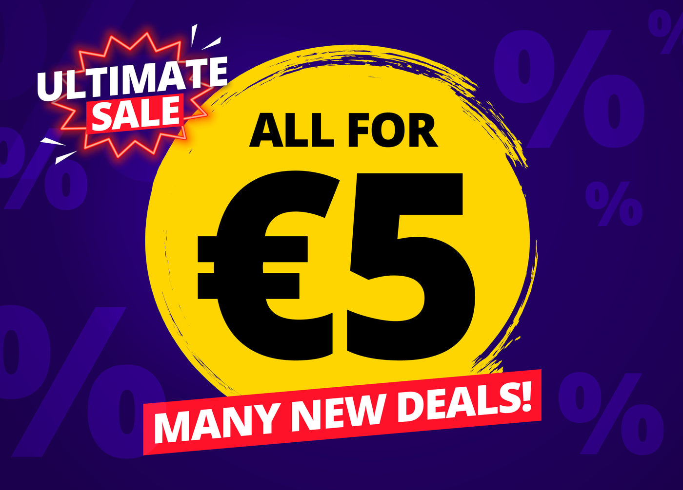 ULTIMATE SALE Alles für 5€