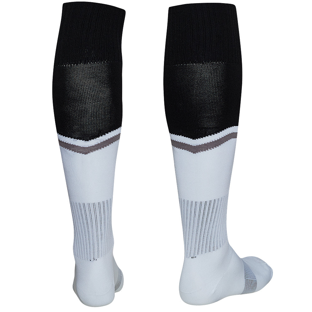 Zeus Calza United Calzettoni da calcio bianco nero