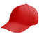 Zeus Cappellino da baseball rosso – Einheitsgröße