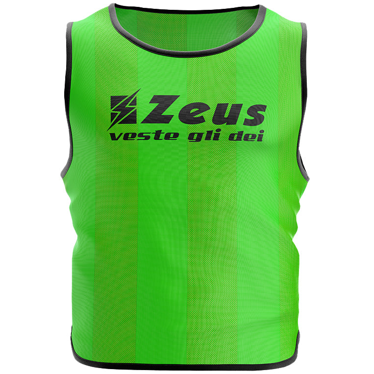Zeus Set da 10 Pettorina da allenamento verde neon
