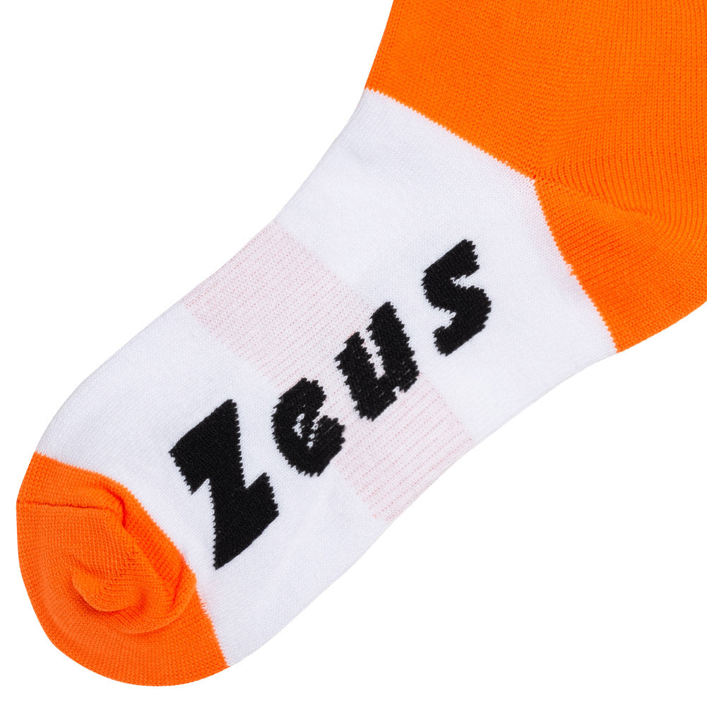 Zeus Calza Energy Calzettoni da calcio arancione