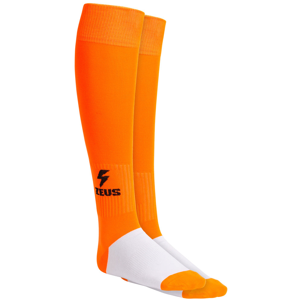 Zeus Calza Energy Calzettoni da calcio Neon Orange