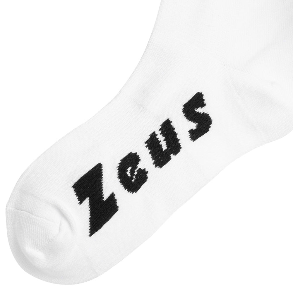 Zeus Calza Energy Calzettoni da calcio bianco