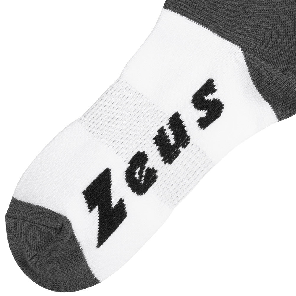 Zeus Calza Energy Calzettoni da calcio grigio scuro