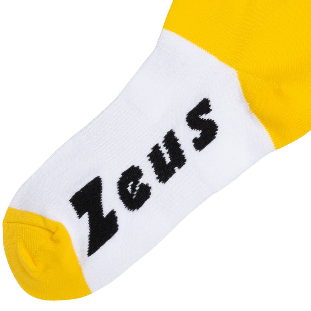 Zeus Calza Energy Calzettoni da calcio giallo