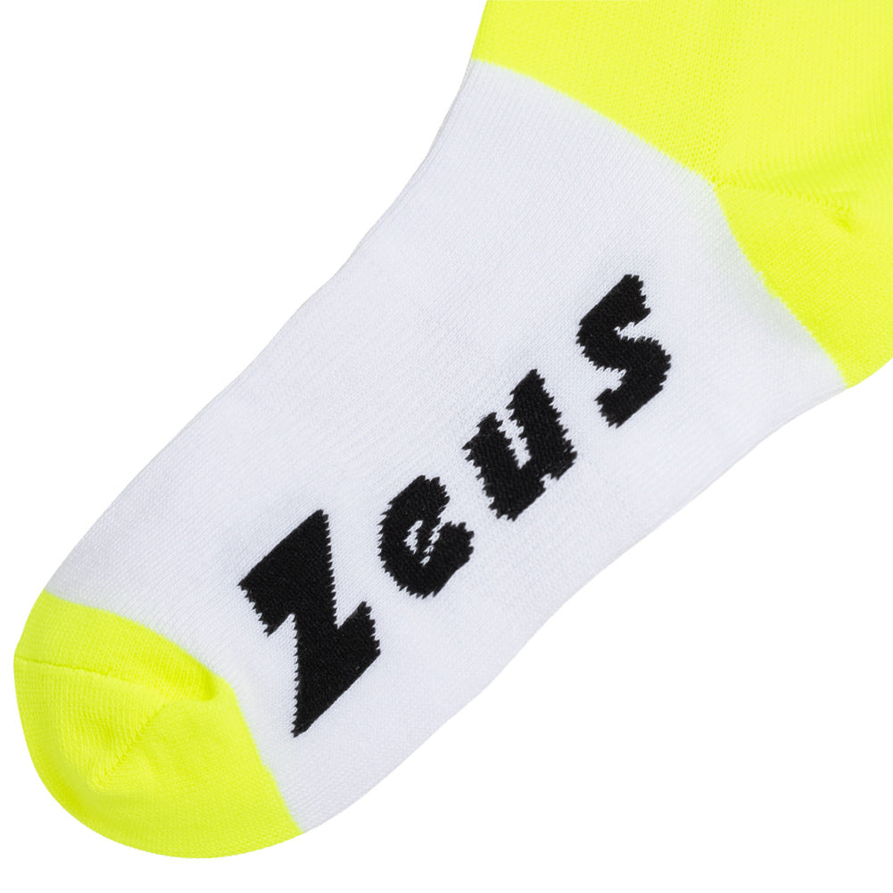 Zeus Calza Energy Calzettoni da calcio giallo neon