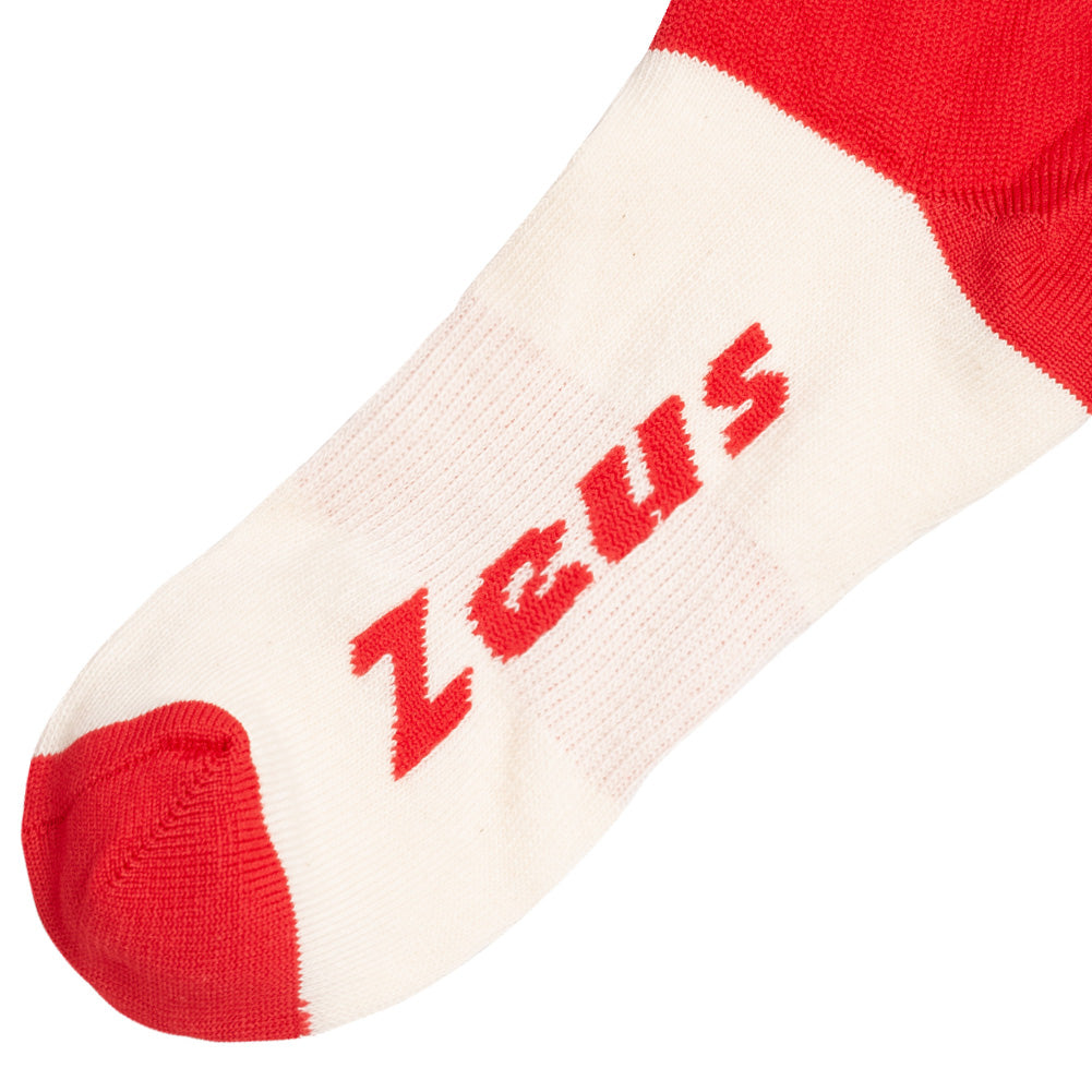 Zeus Calza Energy Calzettoni da calcio rosso