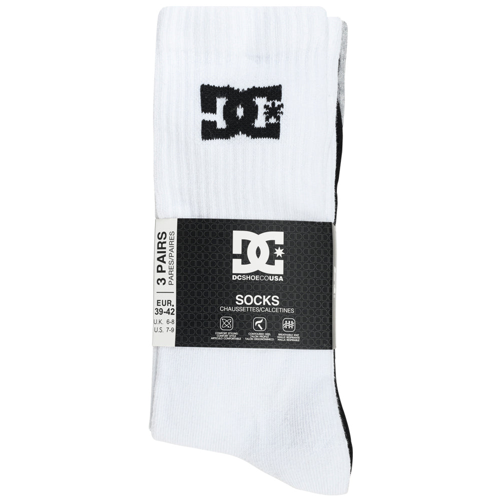 DC Shoes Sport Crew Unisex Socken 3 Paar multi DC-03 CREW