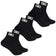 DC Shoes Quarter Unisex Socken 3 Paar schwarz DC-22 QUARTER – 39-42