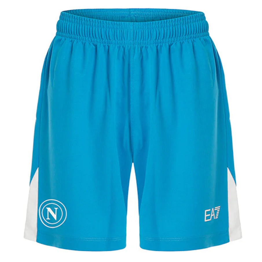 SSC Neapel EA7 Emporio Armani Herren Heim Shorts EASSCN25G13-AZZURRO