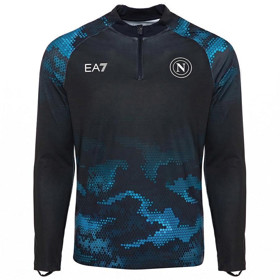 SSC Neapel EA7 Emporio Armani Herren Sweatshirt EASSCN25T05K-BLUE