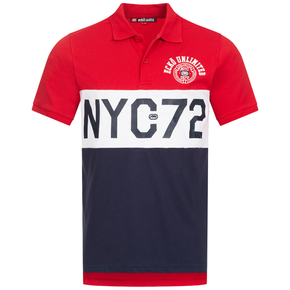 Ecko Unltd. Premium Uomo Polo EFM04794-ROSSO