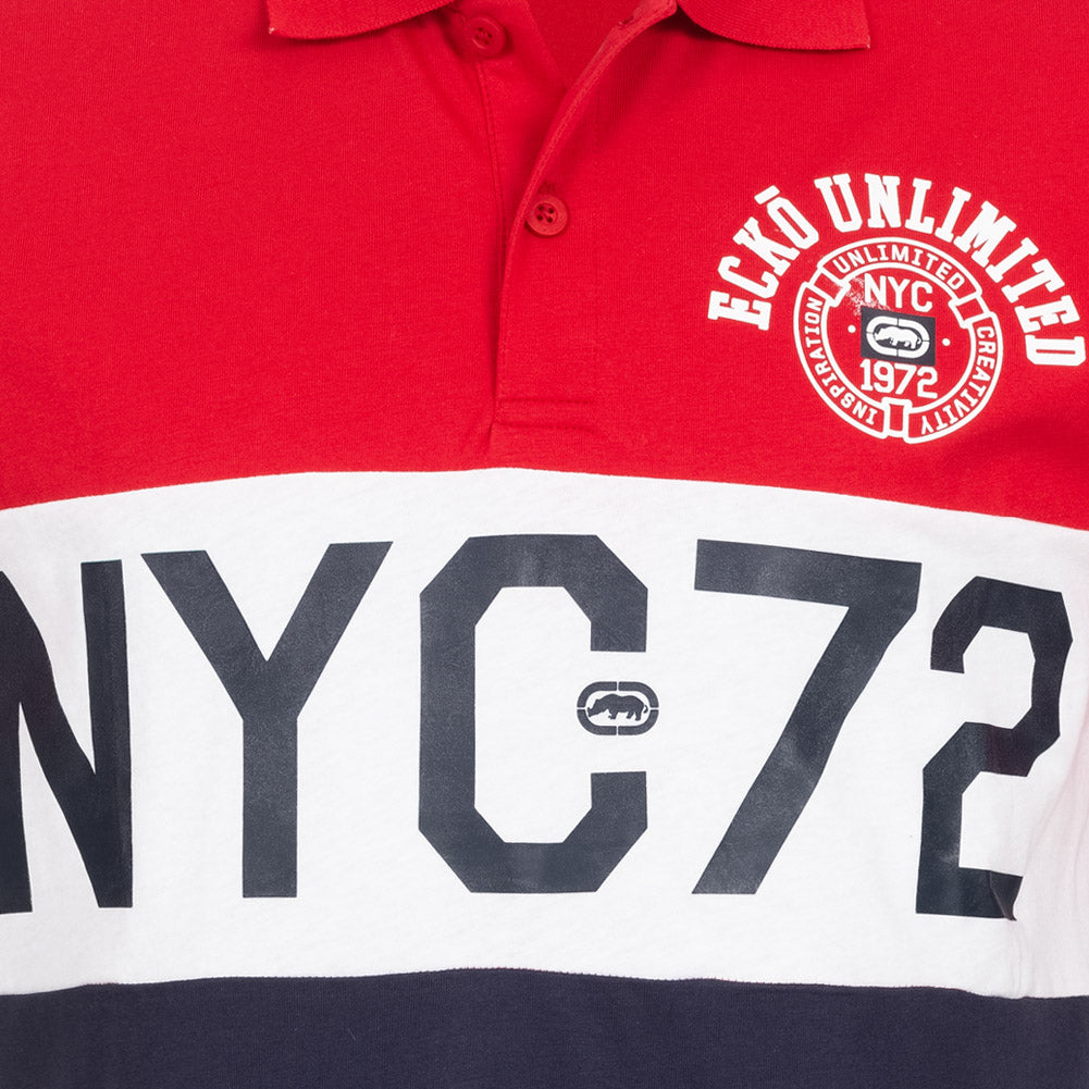 Ecko Unltd. Premium Uomo Polo EFM04794-ROSSO