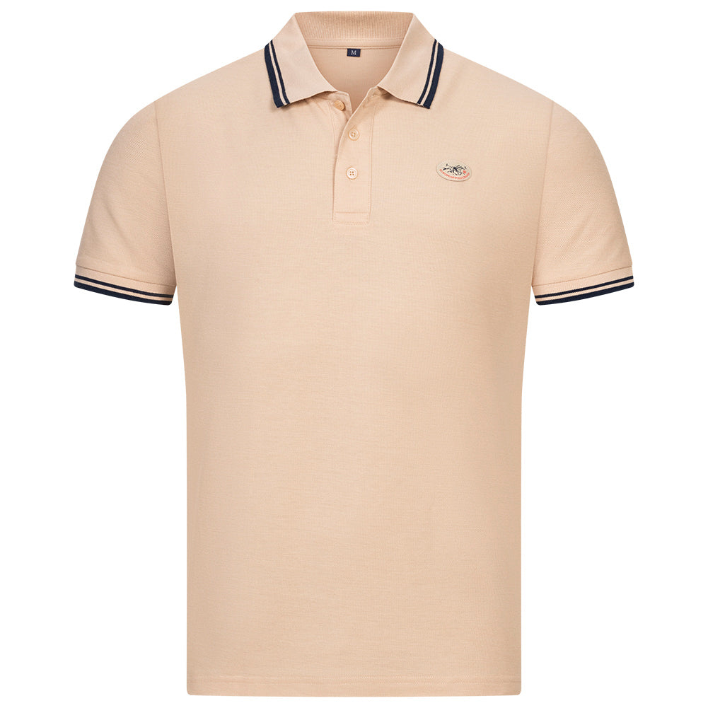 EUROPEAN POLO CHAMP Herren Polo-Shirt EPCPOLOS-BEIGE