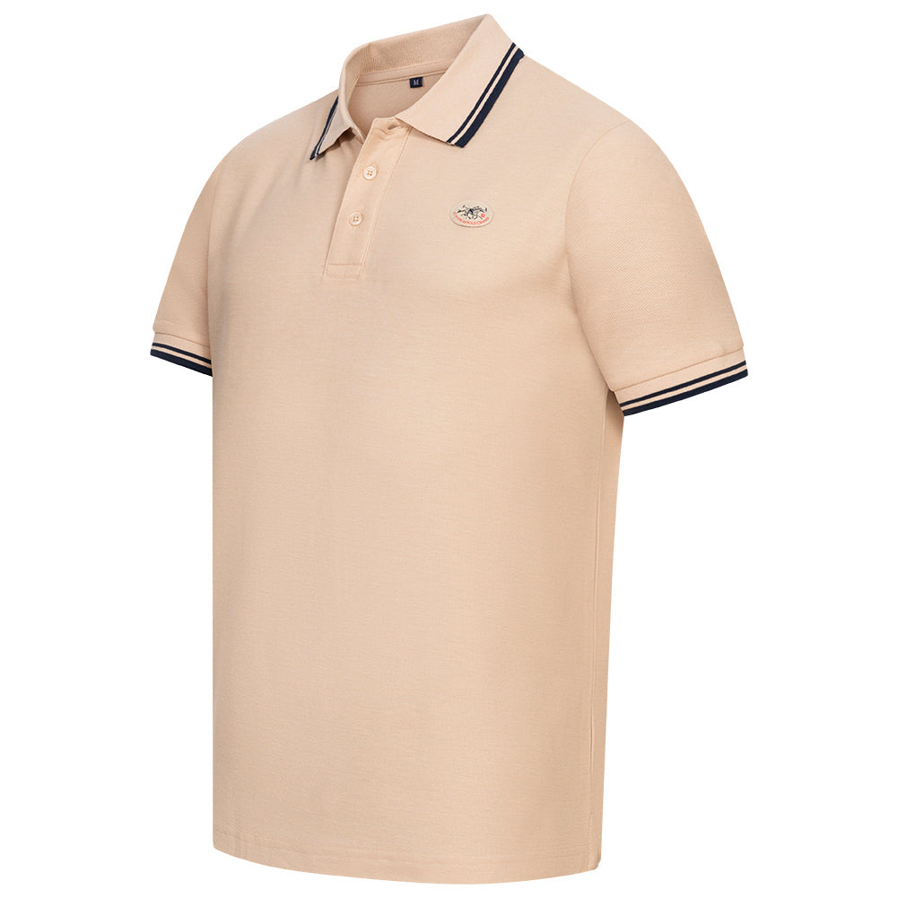 EUROPEAN POLO CHAMP Herren Polo-Shirt EPCPOLOS-BEIGE
