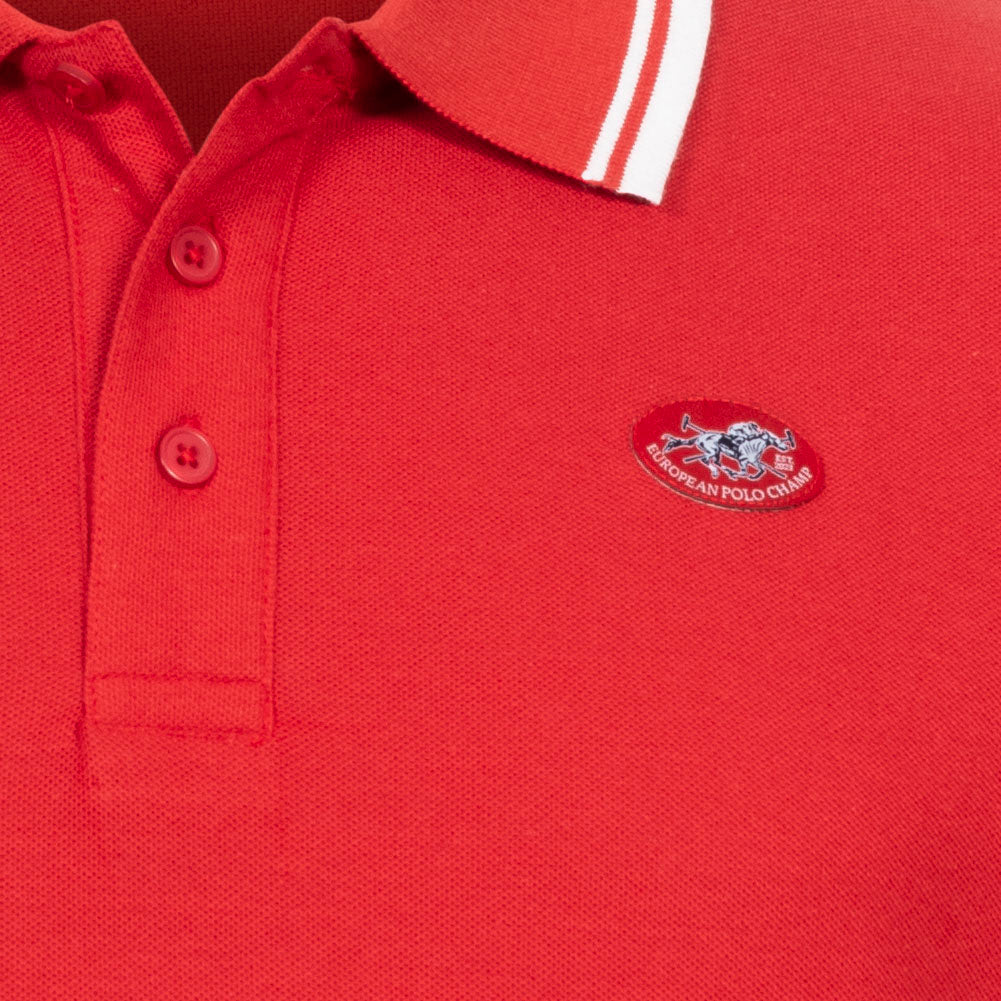 EUROPEAN POLO CHAMP Herren Polo-Shirt EPCPOLOS-ROT