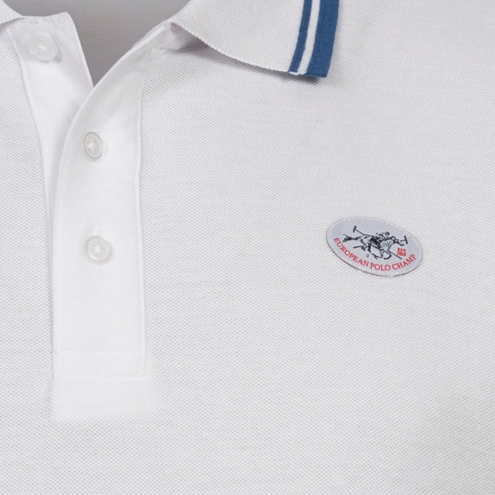EUROPEAN POLO CHAMP Herren Polo-Shirt EPCPOLOS-WEISS