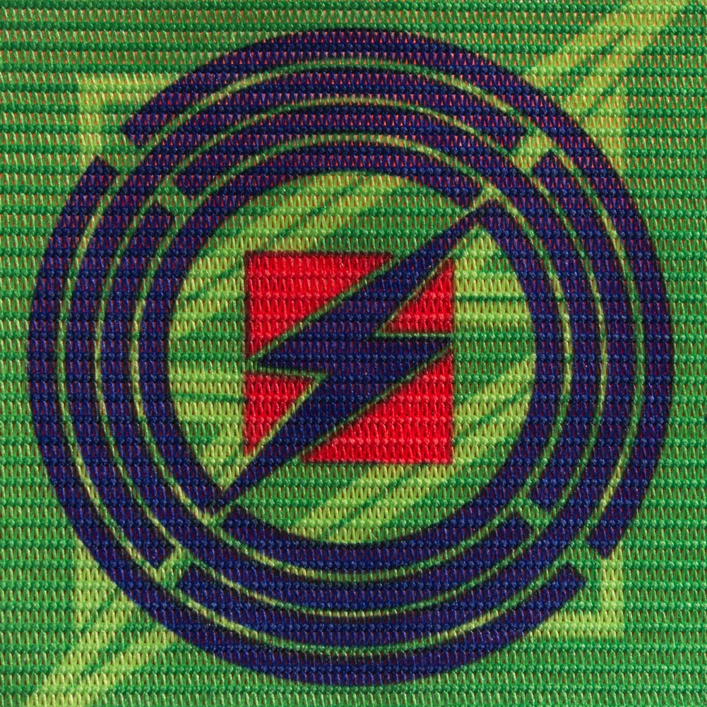 Zeus Fascia da capitano reversibile Verde Arancione