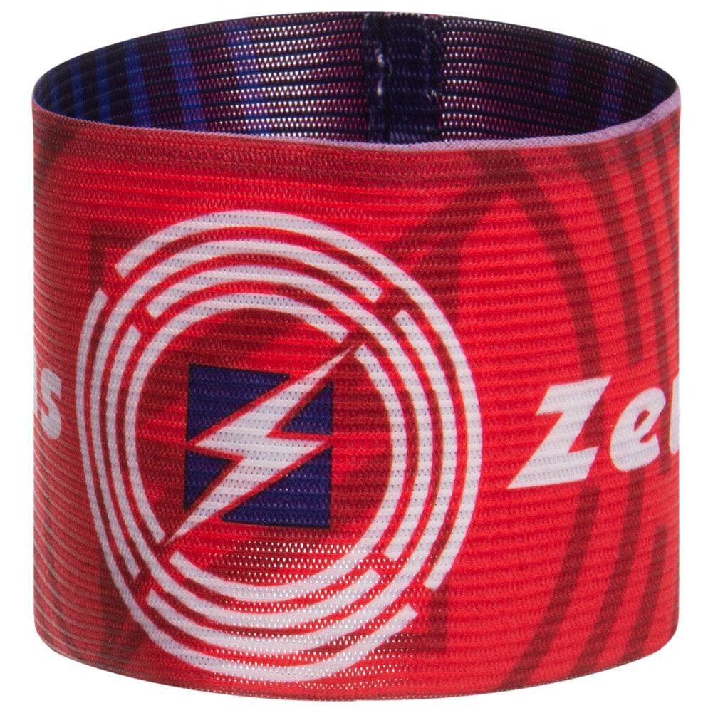 Zeus Fascia da capitano reversibile Navy rosso