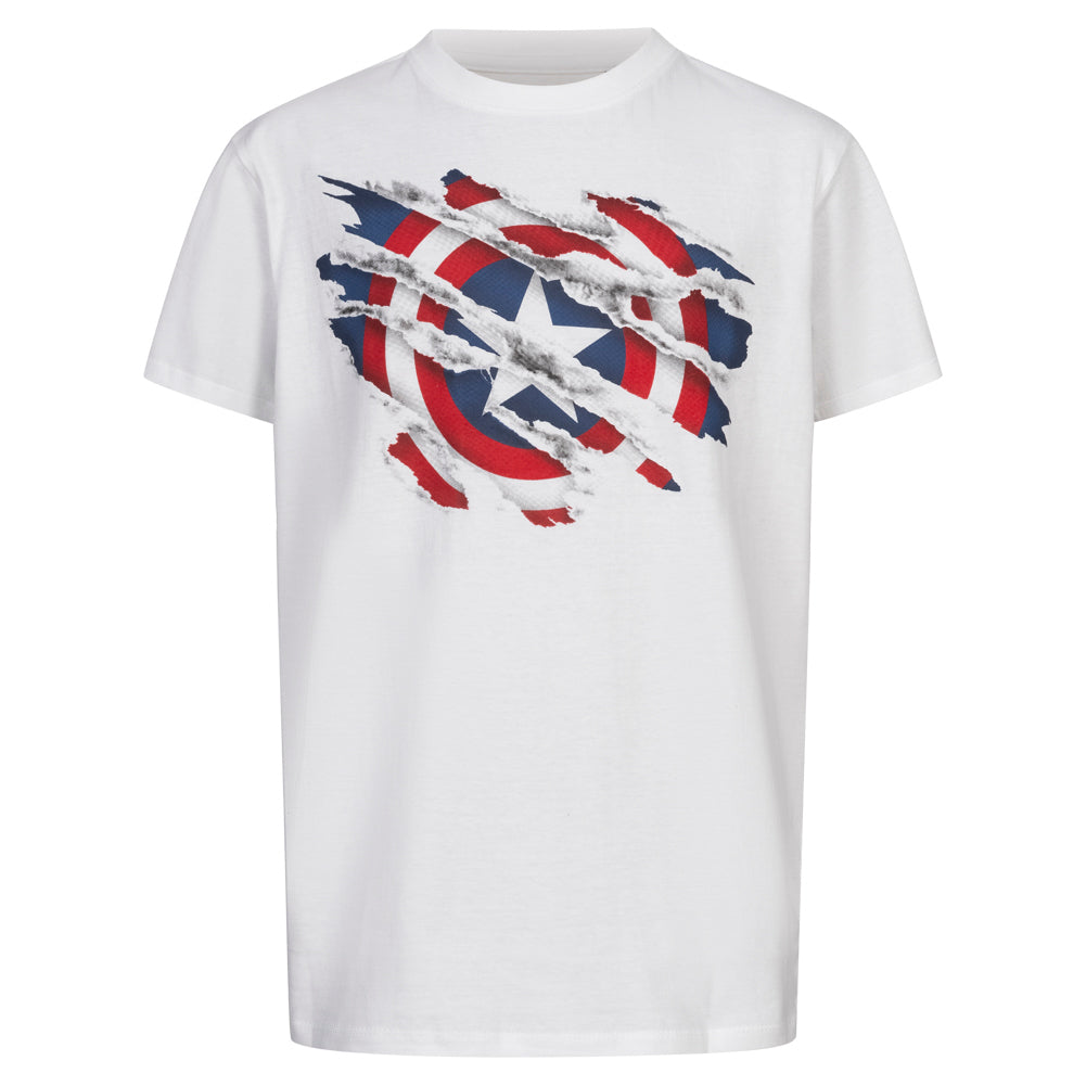 Captain America MARVEL Kinder T-Shirt FBBTS200WHT