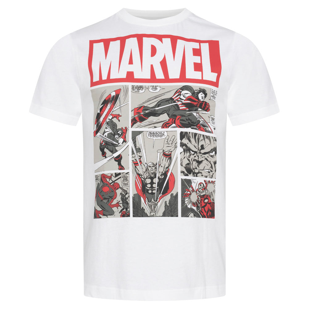 MARVEL Heroes Comics Herren T-Shirt FBMTS301WHT