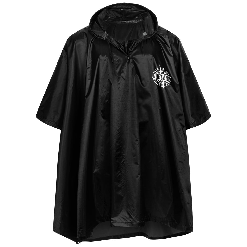 GOGLAND Â® Monsun Poncho da pioggia nero