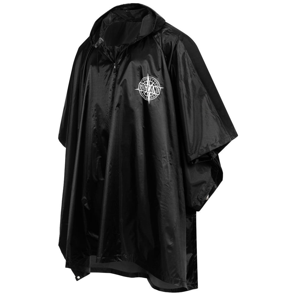 GOGLAND Â® Monsun Poncho da pioggia nero