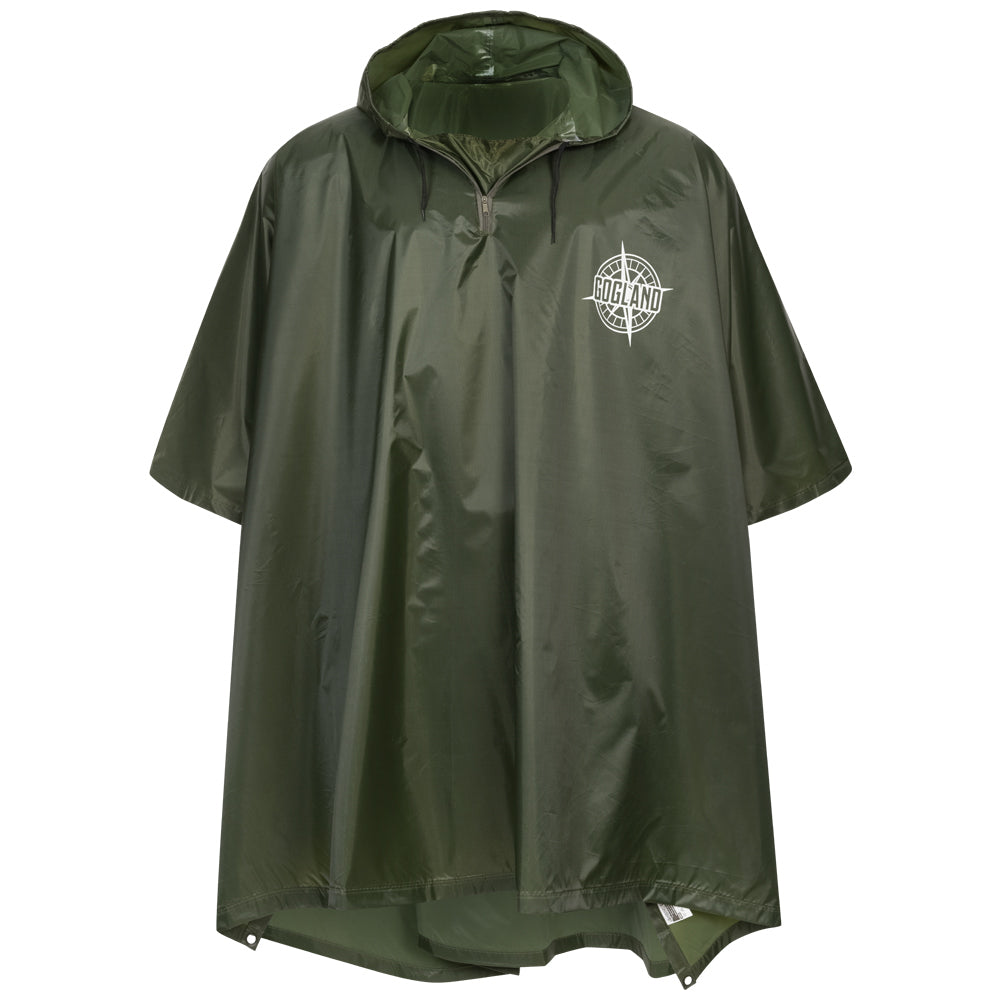 GOGLAND Â® Monsun Poncho da pioggia verde