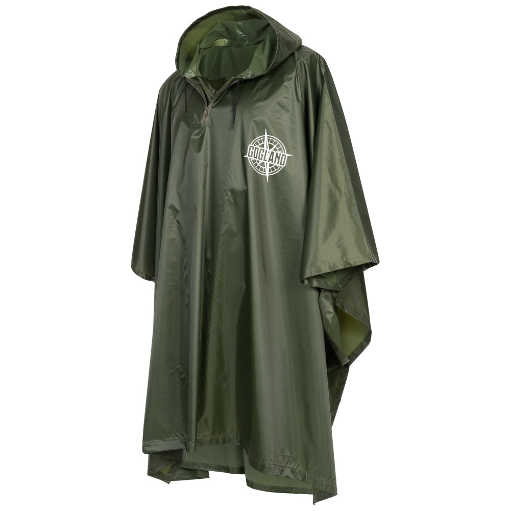 GOGLAND Â® Monsun Poncho da pioggia verde