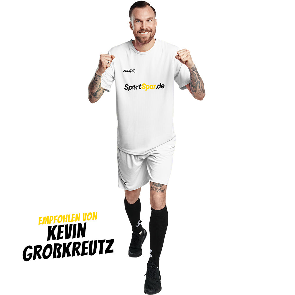 JELEX "Squadra 26" Divisa da calcio 2 pezzi bianco