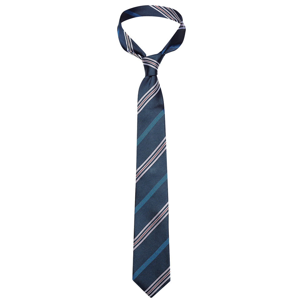 Hackett London Elegant Regatta Stripe Seide Krawatte HM053206-595